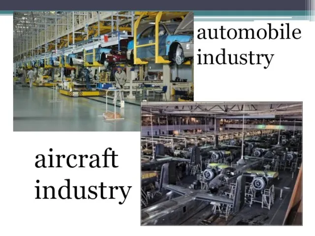 automobile industry aircraft industry