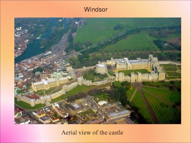 Windsor Aerial view of the castle