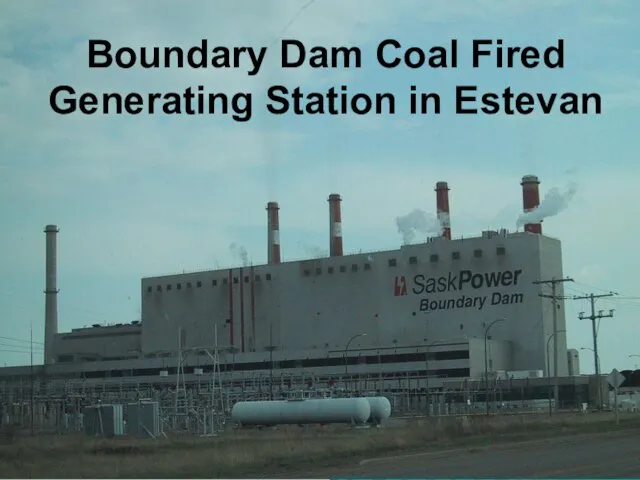 Boundary Dam Coal Fired Generating Station in Estevan