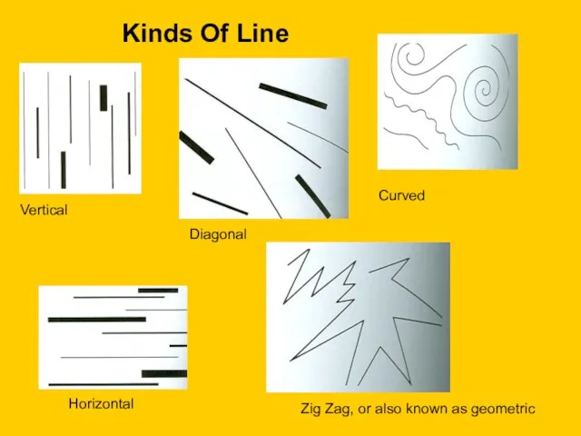 Kinds Of Line Vertical Horizontal Diagonal Curved Zig Zag, or also known as geometric