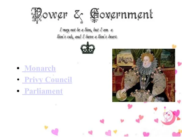 Monarch Privy Council Parliament