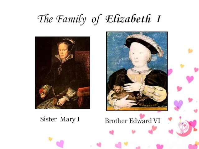 The Family of Elizabeth I Sister Mary I Brother Edward VI