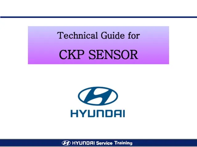 Technical Guide for CKP SENSOR