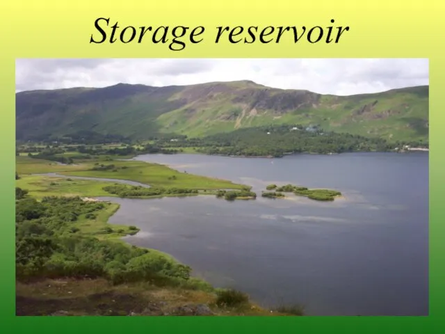 Storage reservoir