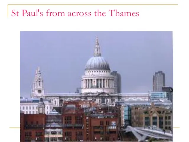 St Paul's from across the Thames