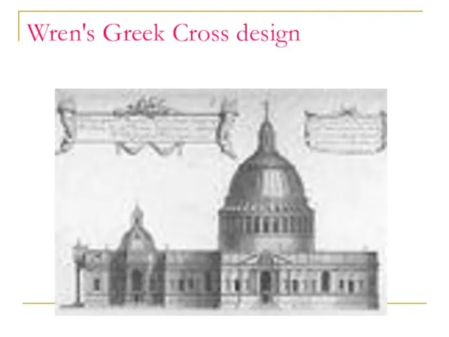 Wren's Greek Cross design