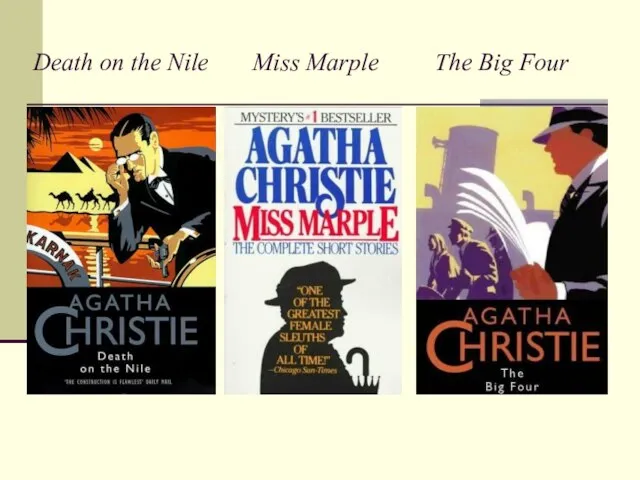 Death on the Nile Miss Marple The Big Four