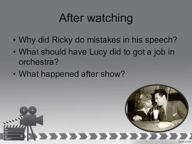 After watching Why did Ricky do mistakes in his speech? What should