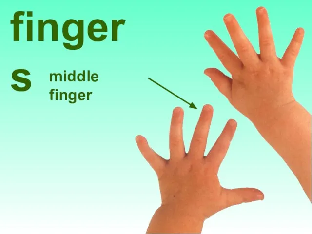 fingers middle finger