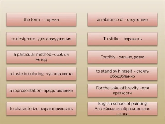 the term - термин to designate –для определения a particular method –особый