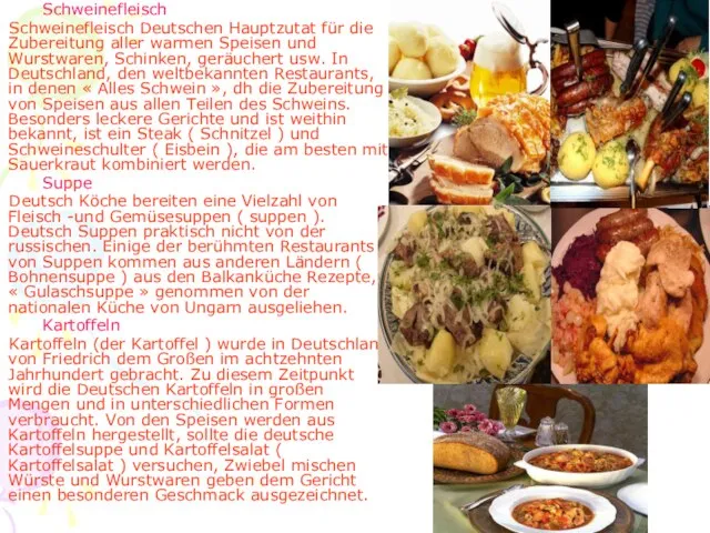 Schweinefleisch Schweinefleisch Deutschen Hauptzutat für die Zubereitung aller warmen Speisen und Wurstwaren,