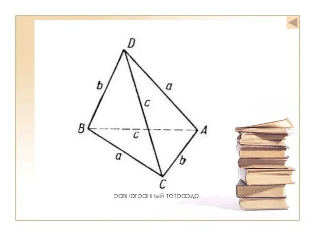 равногранный тетраэдр