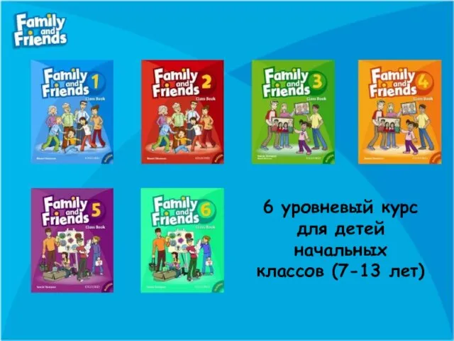 6 уровневый курс для детей начальных классов (7-13 лет)