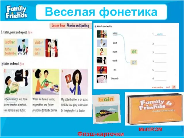 Веселая фонетика MultiROM Флэш-карточки