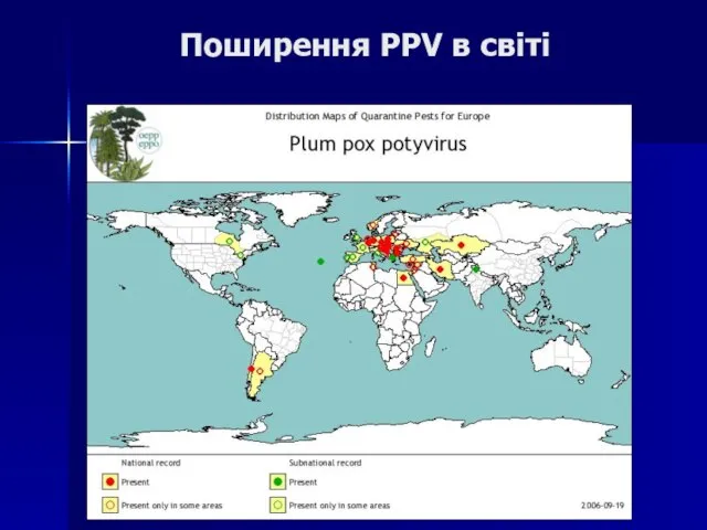 Поширення PPV в світі