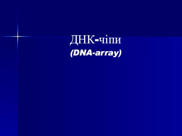 ДНК-чіпи (DNA-array)