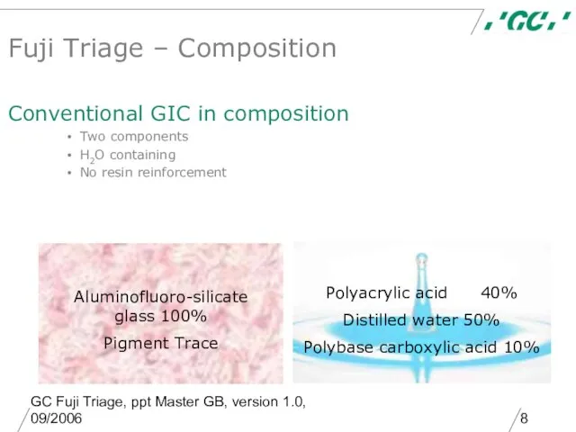 GC Fuji Triage, ppt Master GB, version 1.0, 09/2006 Fuji Triage –