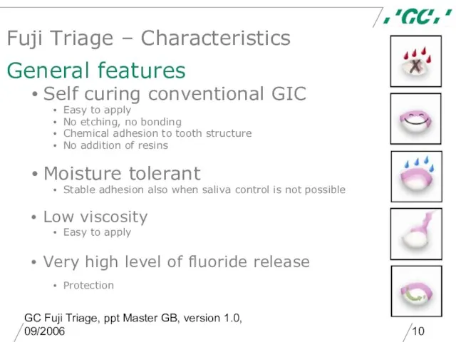 GC Fuji Triage, ppt Master GB, version 1.0, 09/2006 Fuji Triage –