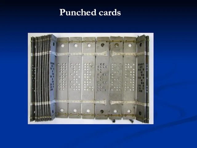 Punched cards