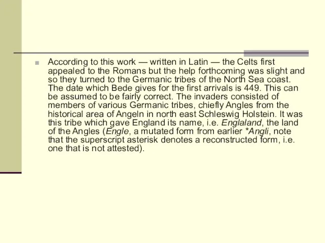 According to this work — written in Latin — the Celts first