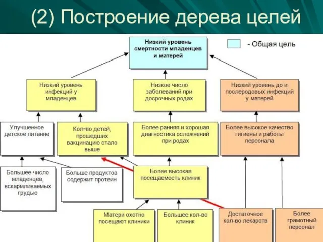 (2) Построение дерева целей