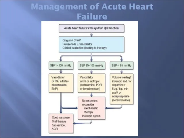 Management of Acute Heart Failure