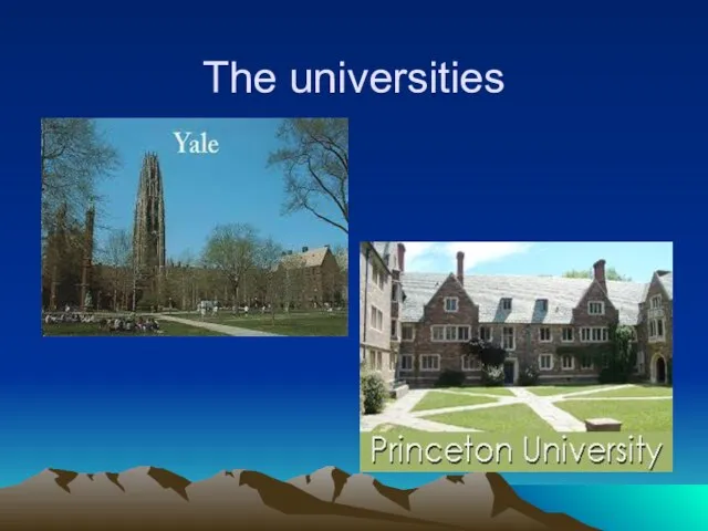 The universities