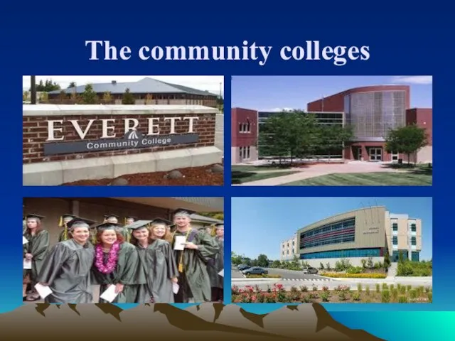 The community colleges