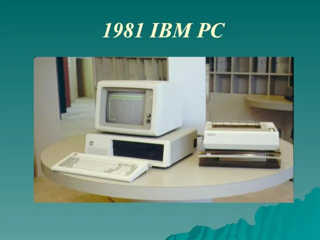 1981 IBM PC