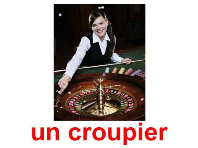 un croupier