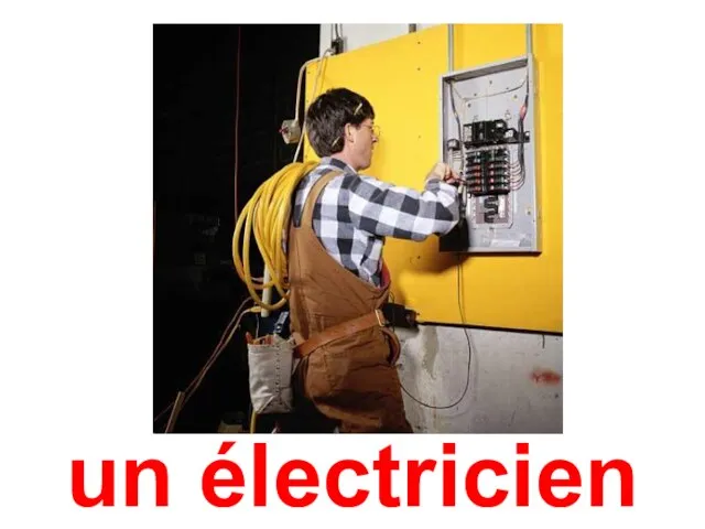 un électricien