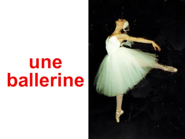 une ballerine