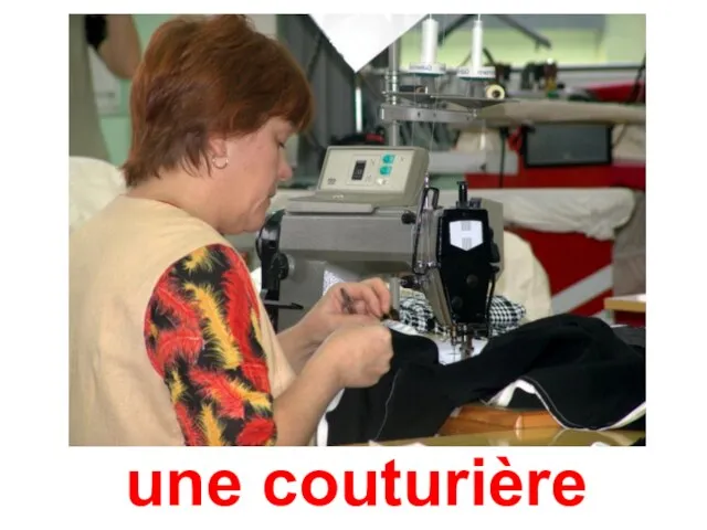 une couturière