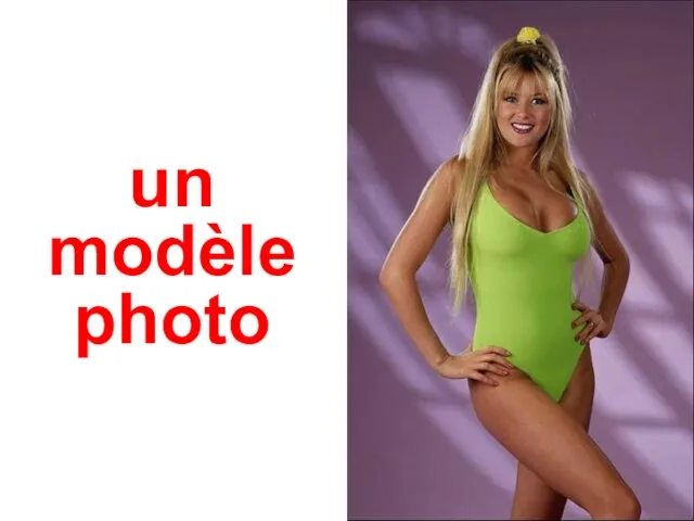 un modèle photo