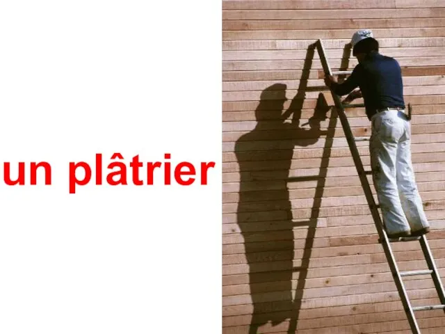 un plâtrier