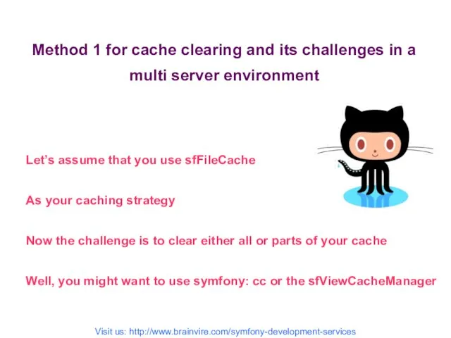 Method 1 for cache clearing and its challenges in a multi server