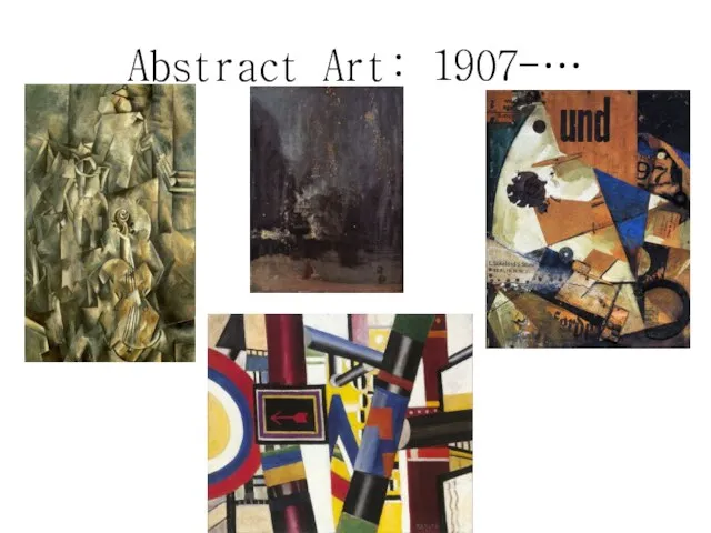 Abstract Art: 1907-…