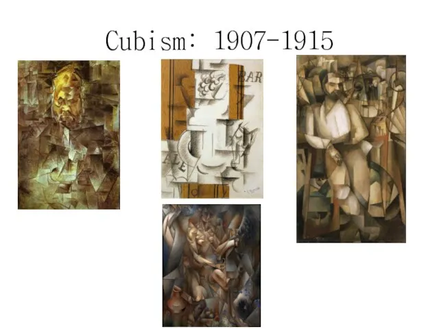 Cubism: 1907-1915