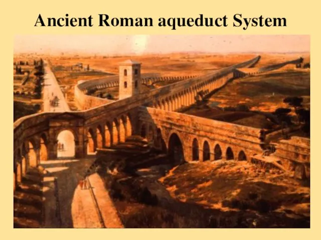 Ancient Roman aqueduct System