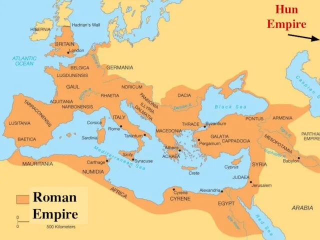 Hun Empire Roman Empire