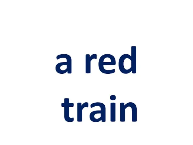 a red train