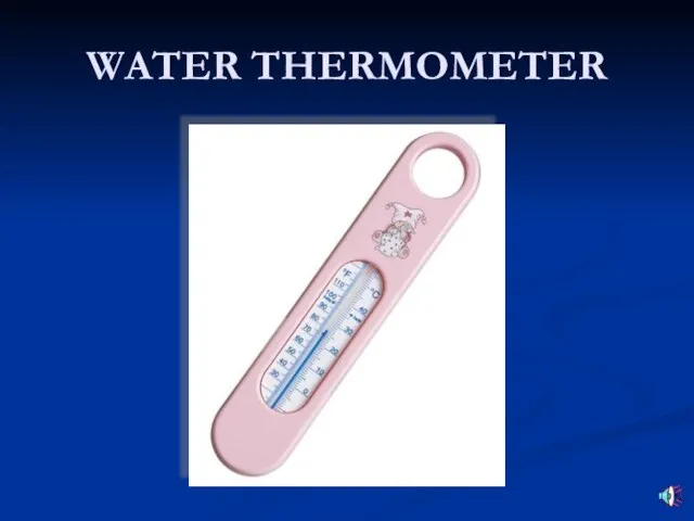 WATER THERMOMETER