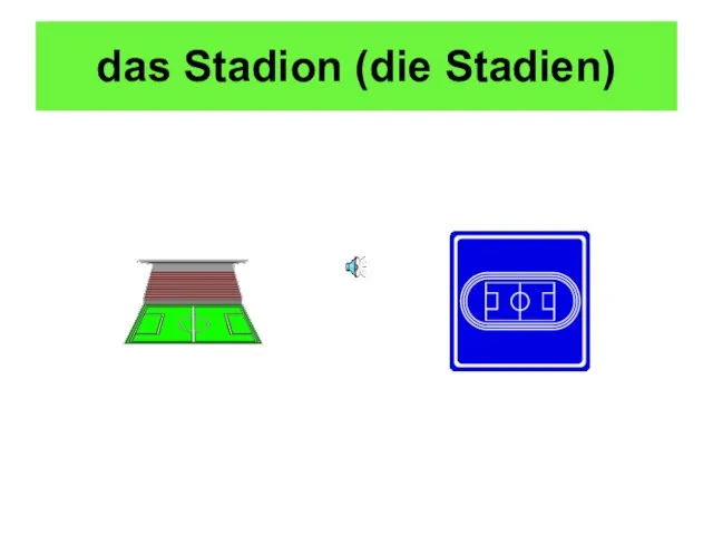 das Stadion (die Stadien)