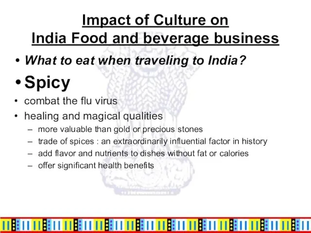 Impact of Culture on India Food and beverage business What to eat