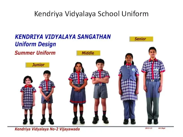 Kendriya Vidyalaya School Uniform