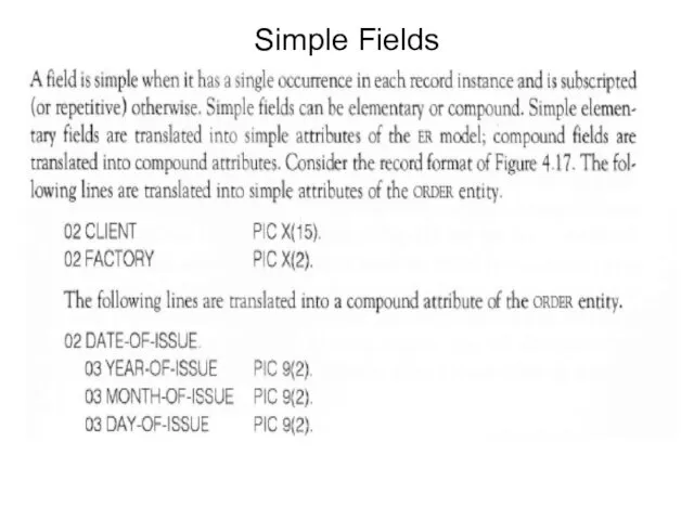 Simple Fields