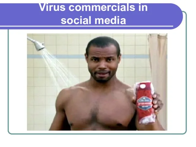 Virus commercials in social media