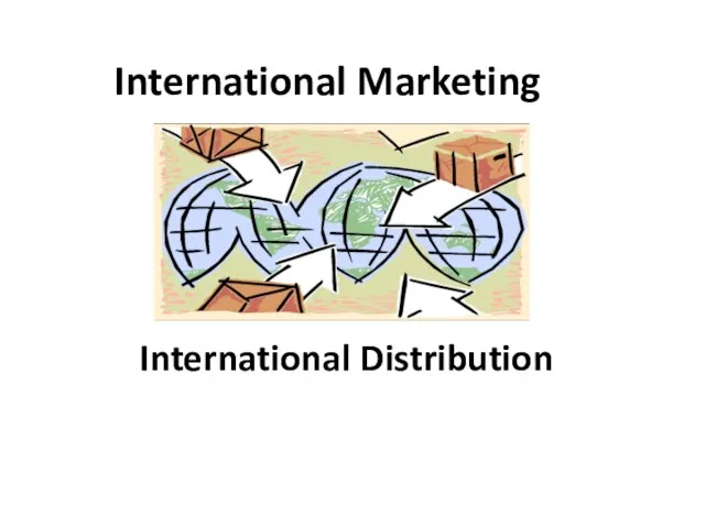 International Marketing International Distribution