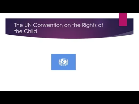 The UN Convention on the Rights of the Child