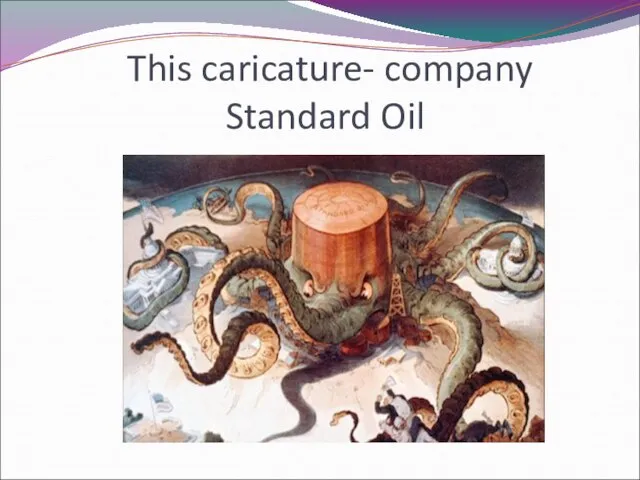 This caricature- company Standard Oil